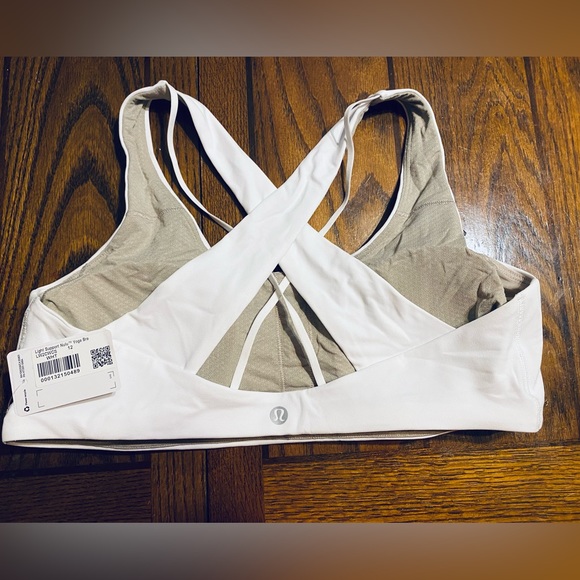 White, Size 12 Lululemon Nulu Yoga Bra. - Picture 3 of 8